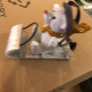 COPY - Michael Aram Sledding Teddy Ornament